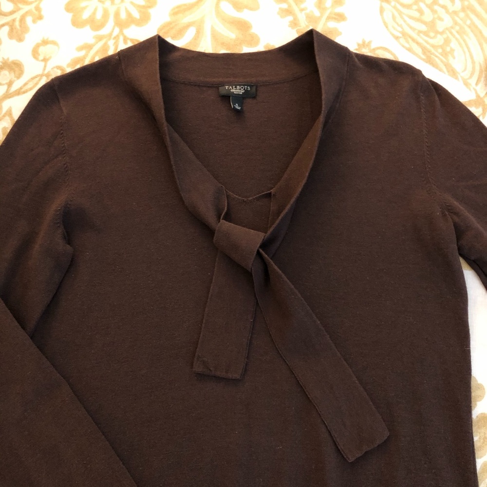 Talbots Pullover V Neck Sweater - image 2